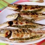 Μπιφτέκια κοτόπολου με μελισσόχορτο και πράσινη αρωματική σάλτσα με μαραθόσπορο. Chicken burgers with lemon balm and green sauce flavored with fennel seeds.