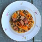 Πίτα με κολοκύθα και γραβιέρα. Pie with pumpkin and graviera cheese.