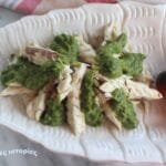 Κολοκυθολούλουδα γεμιστά με φέτα. Courgette flowers, stuffed with feta.