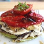 Ομελέτα με λαχανικά και φρέσκα κρίταμα. Omelet with vegetables and fresh sea fennel