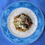 Καππαροσαλάτα από το Αιγαίο με γαρίδες. Aegean capper salad with shrimps.