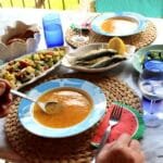 Μουστοκούλουρα με μούστο ξινόμαυρου. Moustokouloura: cookies from fresh grape juice.