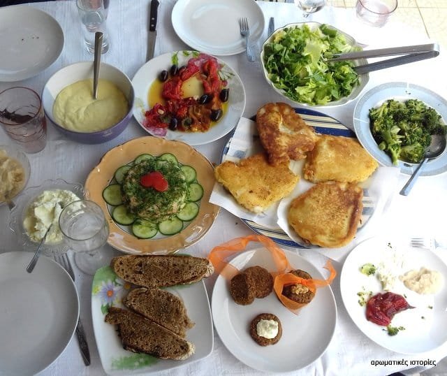 traditional, aromatic lunch of 25th of March
