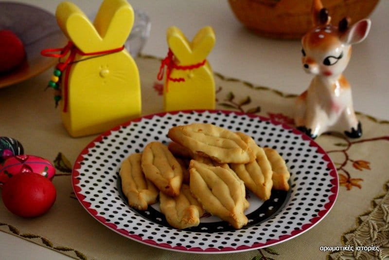 butter cookies with mastiha and orange