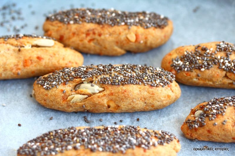 breadsticks with whole wheat flour and kefalograviera cheese