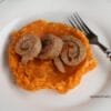 Pork rolls with sweet potato
