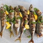 Μαρινάτος γαύρος με λεμόνι και lime