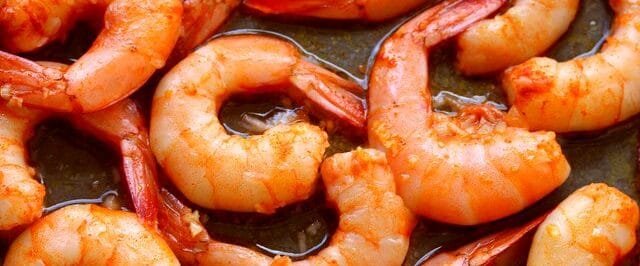 γαρίδες φούρνου με σκόρδο και μαγιονέζα