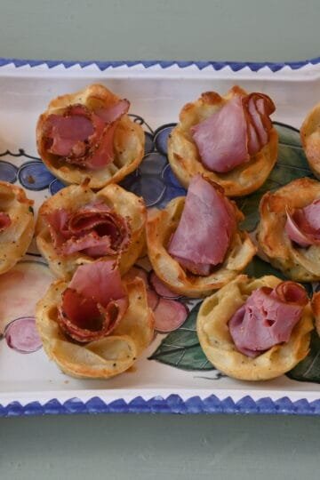 Νests from homemade pasta (helopites) and greek cured beef