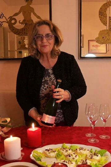 blinis with cream cheese