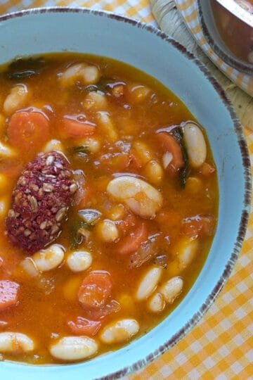 Greek classic bean soup, fasolada