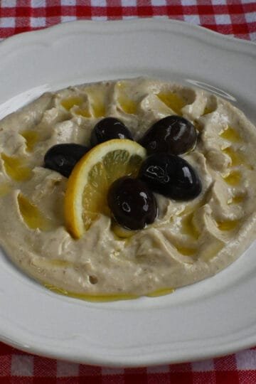 Taramosalata, homemade, aromatic fish roe salad