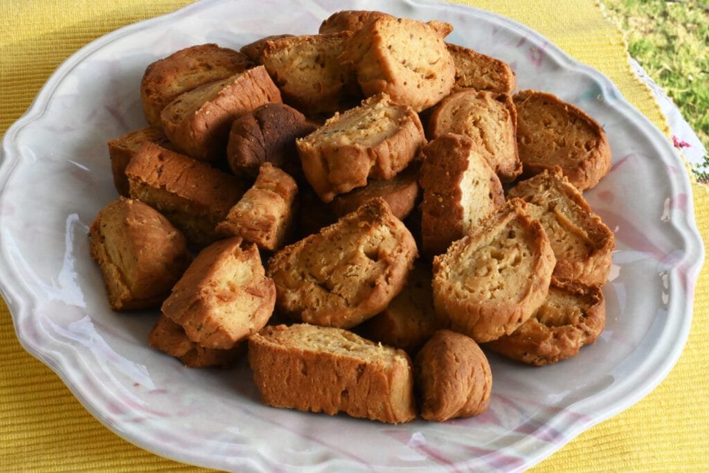 Honey and anise little rusks from the island of Kalymnos