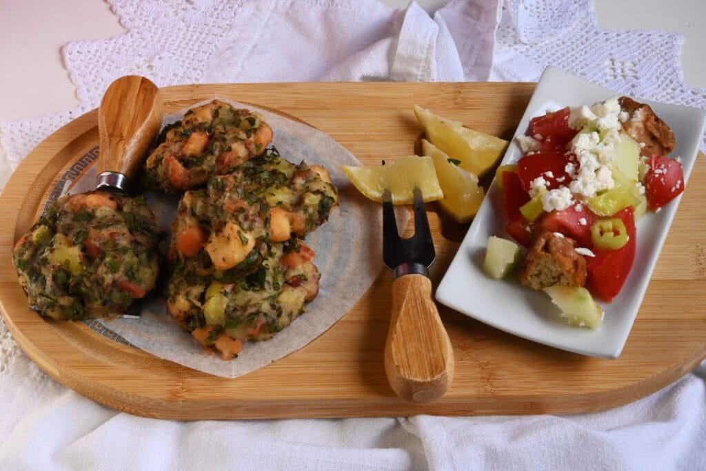 Οctopus burgers from the Greek island of Kalymnos