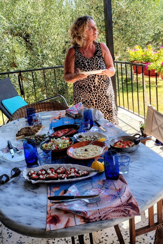 My greek mezedes for tsipouro