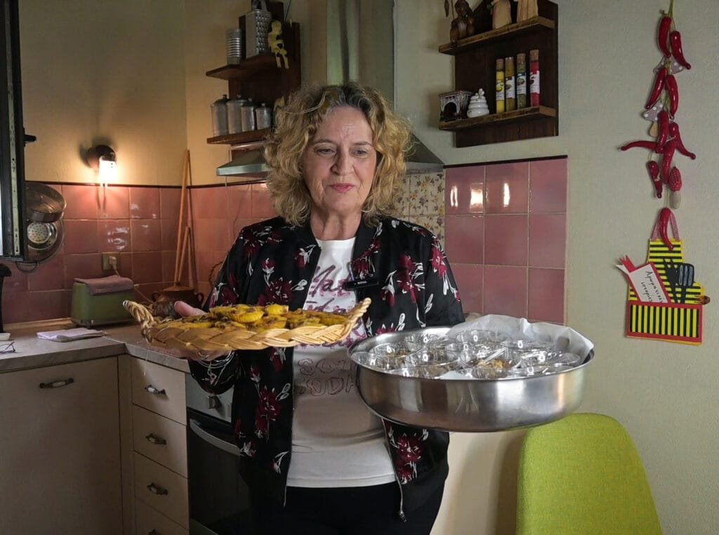 Little cornbreads with sausage