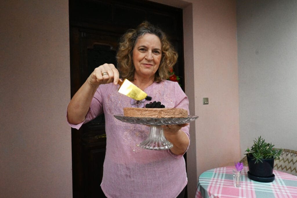 Cheesecake chocolate espresso, no bake