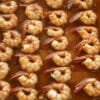 Spicy, garlic shrimps in the oven