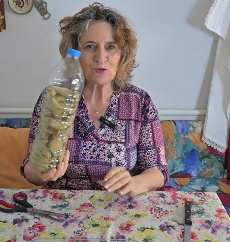 dolmadakia from a bottle