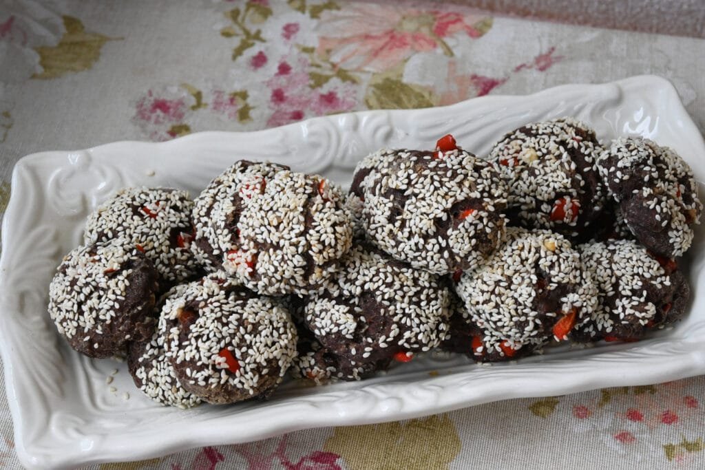 carob cheese pies