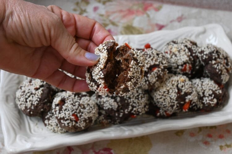 carob cheese pies
